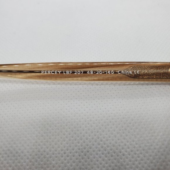 *SOLD*WARBY PARKER Percey LBF 207 Chestnut Crystal - Picture 7 of 8